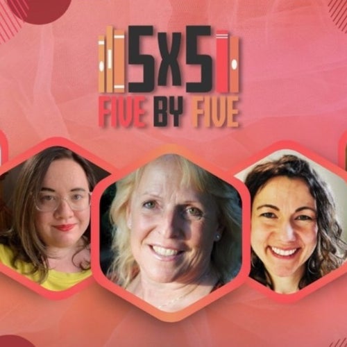 Five female authors who have been banned on the Bookstr 5X5 Background